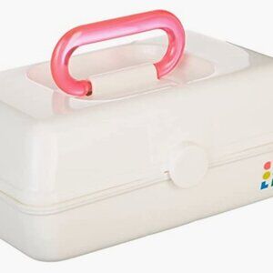 Caboodles Pretty In Petite - Compact Makeup Organizer White